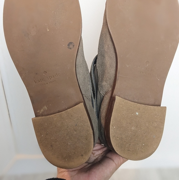 Kate Spade Sabina taupe suede boots - Picture 14 of 16